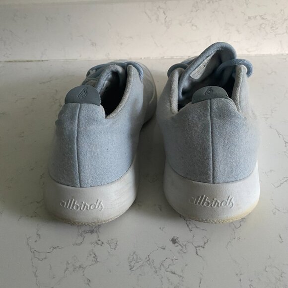 Allbirds Men’s Merino Wool Runner Frost Light Blue Sneakers Sze 10 0819 NV1 Fall - Picture 9 of 14